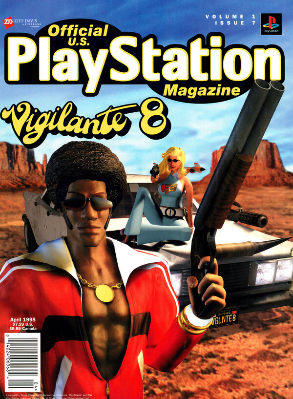 Official U.S. PlayStation Magazine Issue 007 (April 1998) cover